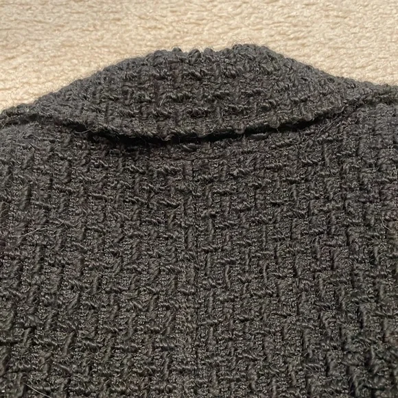 Calvin Klein women size 6 black jacket with belt - Picture 8 of 9